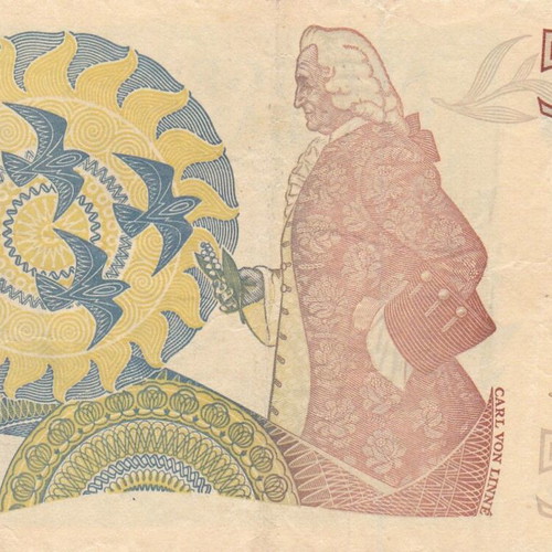 Swedish banknote used