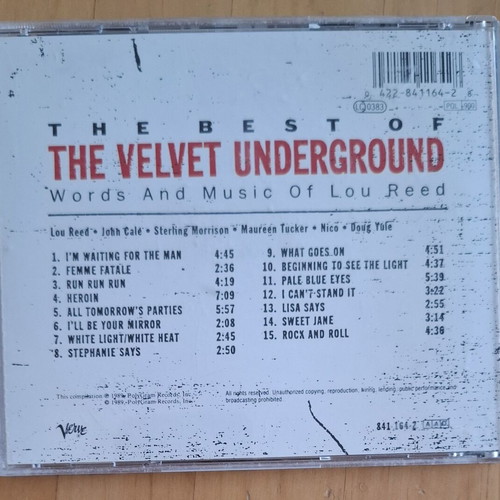 The Best Of The Velvet Underground CD used, rock compilation