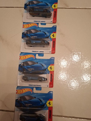 Hot Wheels Ferrari toy cars set of 4 new
