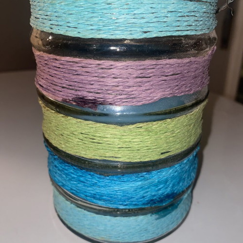 Handmade candle, 15x10 cm