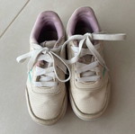 Adidas kids sports shoes used, size 28, beige