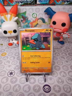 Pokemon Card Nosepass OBF 107 σαν καινούργιο, Obsidian Flames