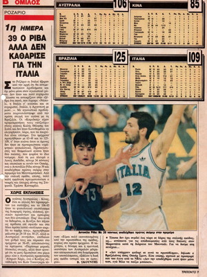 Mundobasket Argentina 1990 tribute used, collectible