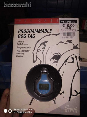 Programmable dog tag new