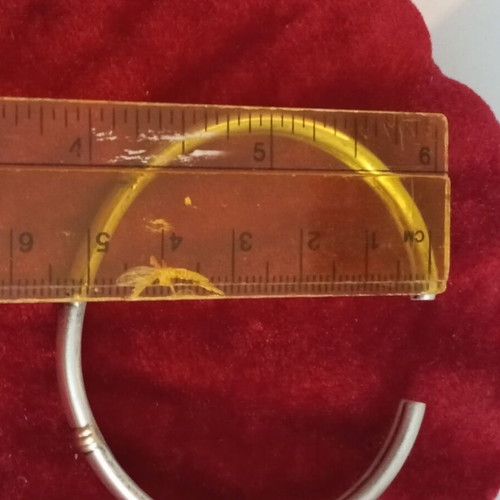 Silver gold bracelet 14k 925 used, wrist size 18-18.5cm