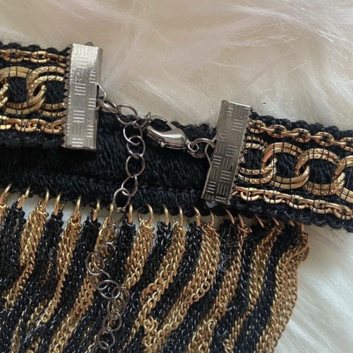 Foot anklet new, black and gold