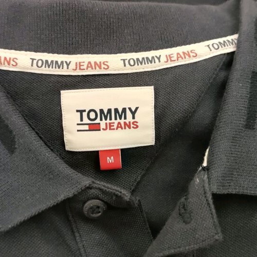 Tommy Jeans Polo shirt long sleeve size M like new blue