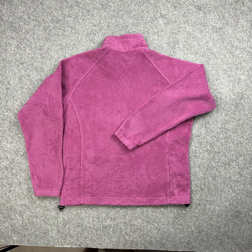 Columbia fleece jacket women's L used, pink, cottagecore style
