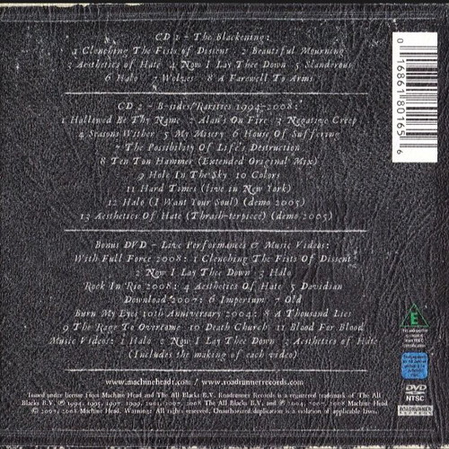 Machine Head - The Blackening deluxe CD DVD