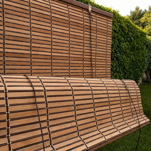 Wooden hanging blind new, modern minimal style