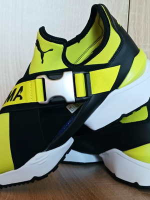 Puma Muse EOS women's sneakers new, electric green, size 38.5