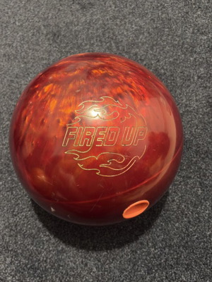 Bowling ball like new with finger holes