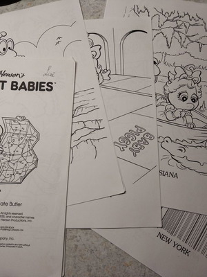 Muppet babies coloring sheets like new, pack of 55