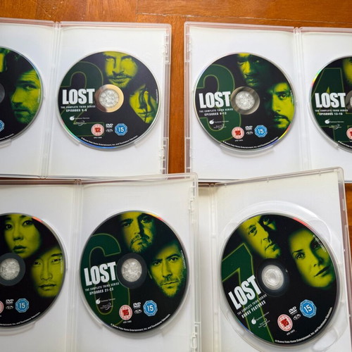 Lost Season 3 DVD like new with Greek subtitles