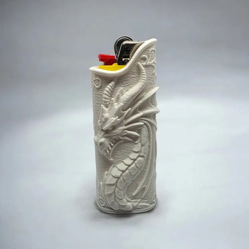 Dragon Bic lighter case made to order