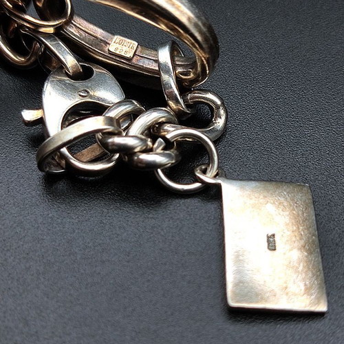 Loisir Silver Bracelet 925 with Greek Flag Charm like new