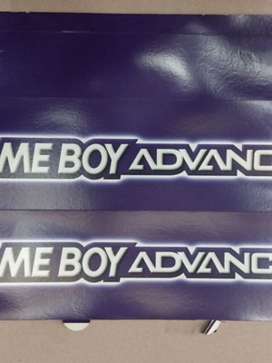 Gameboy Advance paper promotional signs used, pack