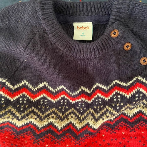 Children's sweaters like new, age 5-6 years, blue and red