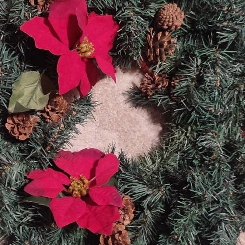 Christmas decoration wreath 60 x 52 cm