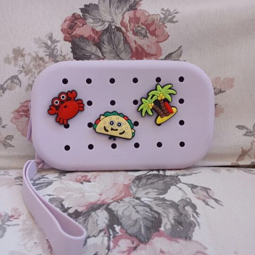 Lilac wallet like new, summer style for coins or small items