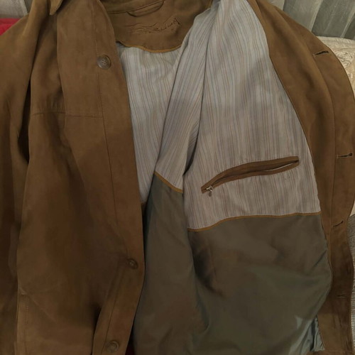 Men's outerwear used, brown, thin, in very good condition