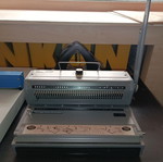 WireMac 3:1 Binding Machine used with consumables