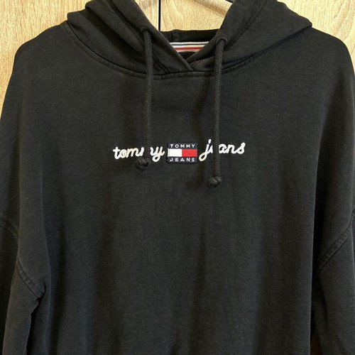 Tommy Jeans Cropped Hoodie like new, size XS, black