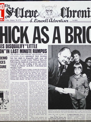 Jethro Tull Thick As A Brick vinyl new, rock