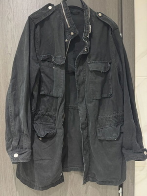 Jacket black like new, size L, with four pockets