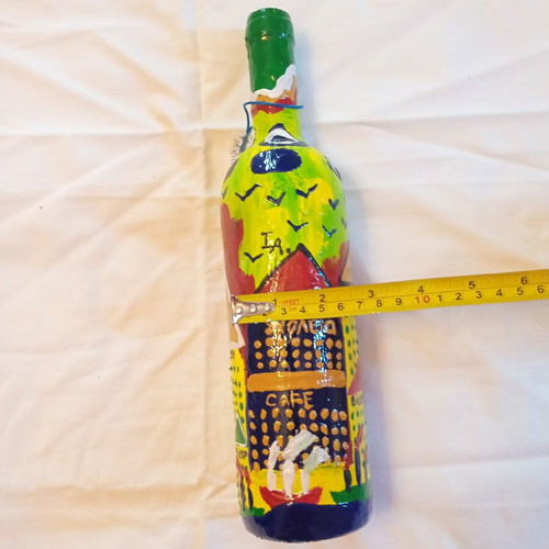 Glass Bottle Handmade Polis Ioanart new