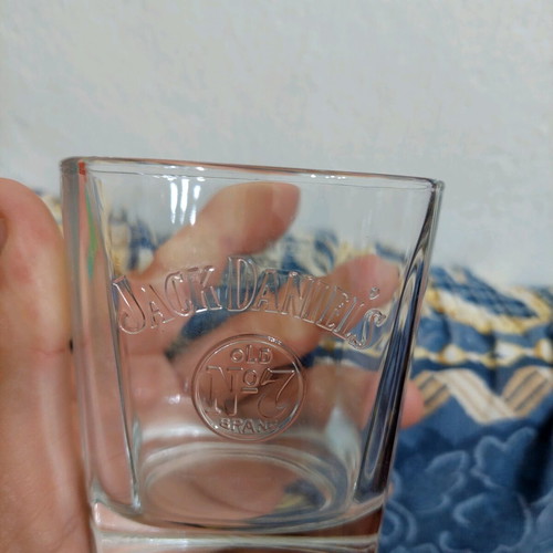 Jack Daniels whiskey glass collectible like new