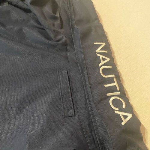 Nautica reversible men's jacket like new, waterproof and windproof, blue and yellow