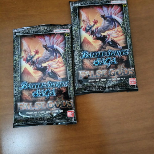 Battle Spirits Saga BSS02 False Gods new, sealed, pack of two