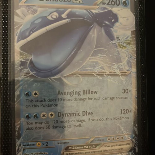 Dondozo EX Pokemon card new