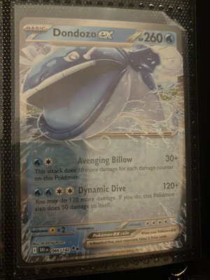 Dondozo EX Pokemon card new