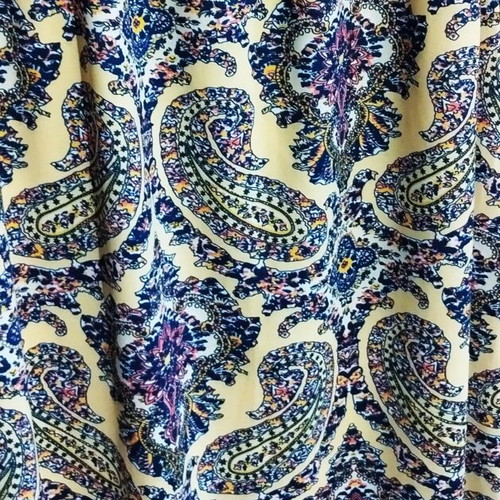 Vintage skirt with elastic waist like new, colorful, size XL
