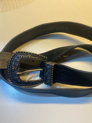 Replay leather belt used, black, size 100