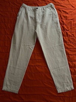 Zara W31 Soft Chino Cotton and Linen Pants