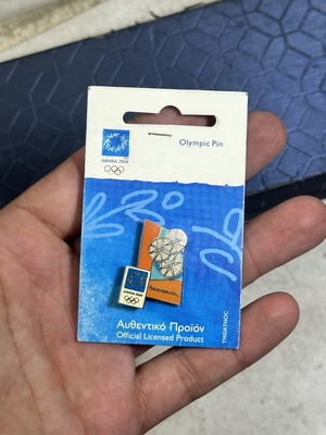 Olympic Pin Athens 2004 Thessaloniki used, official licensed product