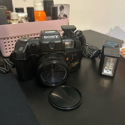 Vintage toy cameras used Sony Big Royal View and Canon Royal-I