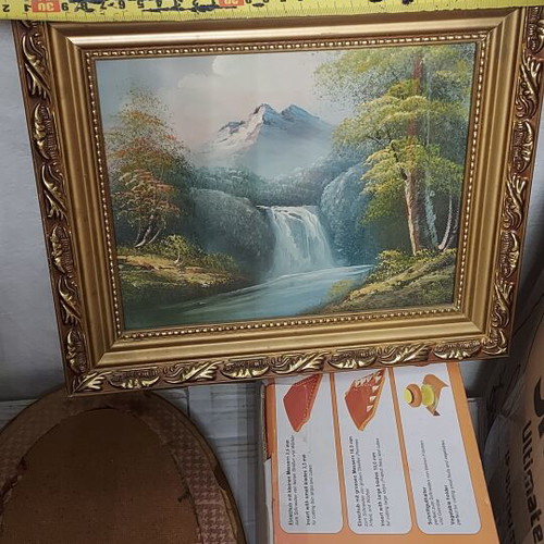 Framed painting like new
