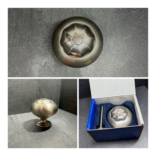Pomolo-Bul door knob new, inox mat, 8cm height, 5cm base