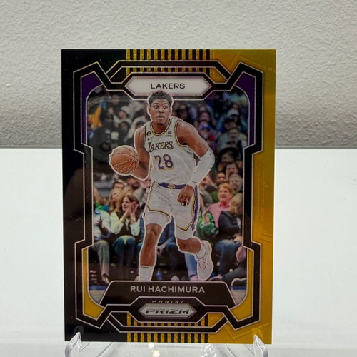 Panini Basketball NBA Prizm Rui Hachimura Black & Gold 3/5 like new