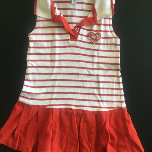 Orchestra dress for 4-year-old girl like new, red, 100% cotton