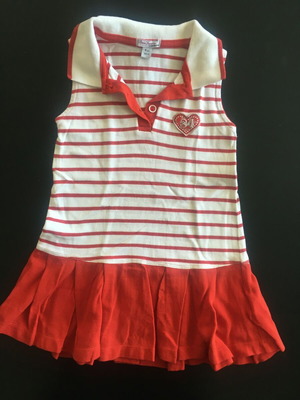 Orchestra dress for 4-year-old girl like new, red, 100% cotton