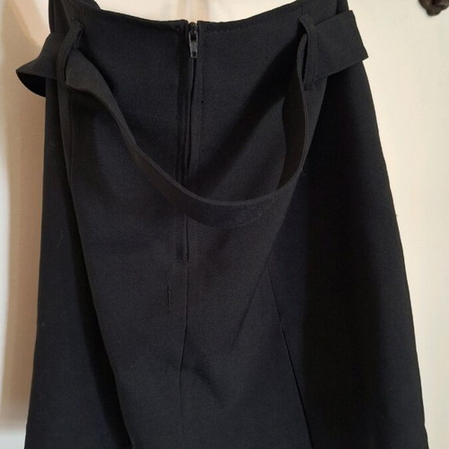 Mini skirt with belt used, size Small, black