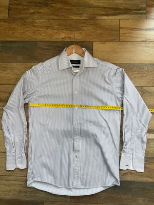 Artisti Italiani Doppio Ritorto striped shirt like new, size 40