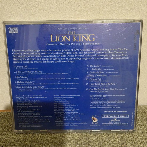 Lion King CD album used