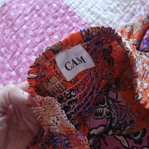 Floral palazzo pants like new, multicolor, size M 38 10