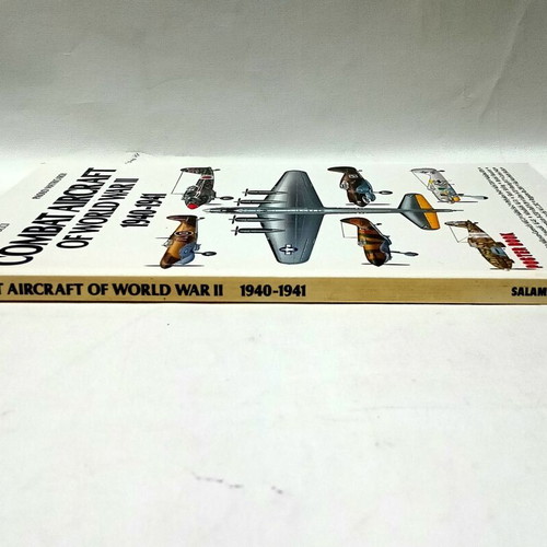 Combat Aircraft of World War II 1940-1941 poster book like new